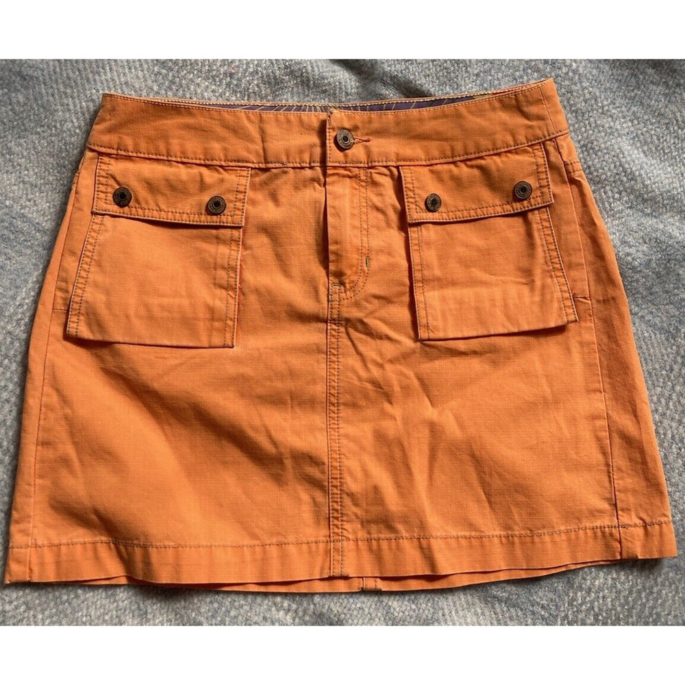 Y2K Vintage Gap Cargo Mini Orange, Women's Size 4 / Small